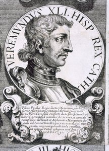 Retrato de Bermundo I (litho) de Unbekannt