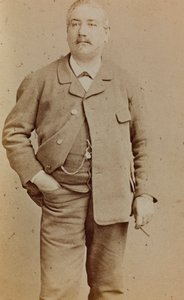 Retrato de Henri Foucart, falecido em Glasgow a 31/12/1841, professor de ginástica do Príncipe Imperial, diretor da escola Olympe de Unbekannter Künstler