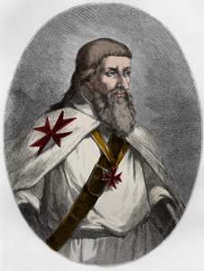 Retrato de James de Molay de Unbekannt