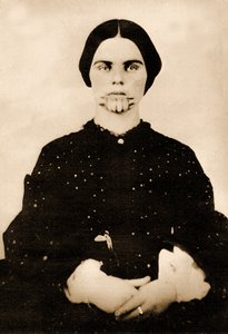 Retrato de Olive Oatman, c.1857 (foto) de Unbekannt