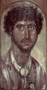 Retrato de um grego, de Fayum, Romano-Egípcio de Unbekannt