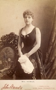 Retrato de uma jovem mulher inglesa (Mrs. Hamer) de Unbekannter Künstler