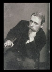 Fotografia de Walter Crane (1845-1915) por Frederick Hollyer (1837-1933) 1886 (foto a p/b) de Unbekannt