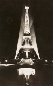 Cartão Postal/Torreiffel/Paris/Seine/Ile de France/França de William M. Timlin