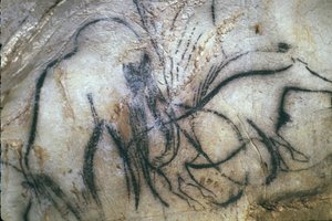 Gruta pré-histórica de Pech Merle/Chapel dos mamutes/25.000 anos/Cabrerets/Lot/Midi Pyrenees/França de Unbekannt