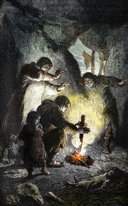 Pré-história: a descoberta do fogo de Unbekannter Künstler