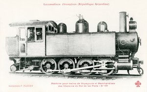 Carruagem ferroviária da Argentina de Unbekannter Künstler