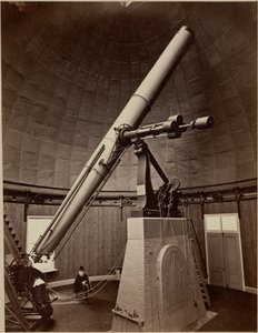 Telescópio refractor com montagem equatorial, Washington DC, EUA de Unbekannt