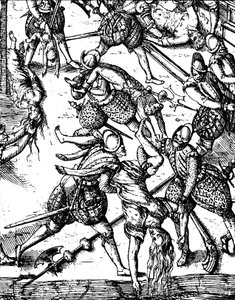 Guerras religiosas. Massacre de São Bartolomeu (Saint-Barthelemy, Saint Barthelemy), 24 de agosto de Unbekannt