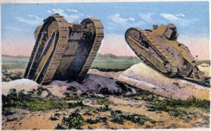 Tanques Renault, c. 1910 (postal) de Unbekannter Künstler