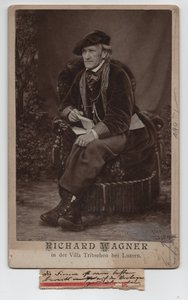 Richard Wagner (1813-1883) (1868, fotografia) de Unbekannter Künstler