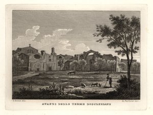 Ruínas das Termas de Diocleciano, Avanzi delle Terme Diocleziane, Roma de Unbekannt