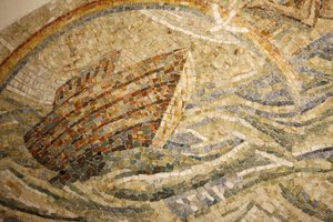 Basílica da abadia de Saint-Maurice, Mosaico da Arca de Madeleine DienerNoa, Saint-Maurice, Suiça de Unbekannt