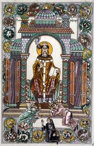 Saint Dunstan (ilustração) de Unbekannter Künstler
