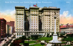 São Francisco: Hotel St. Francis e Union Square de Unbekannter Künstler