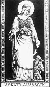 Cena da vida de Santa Isabel da Hungria de Unbekannter Künstler