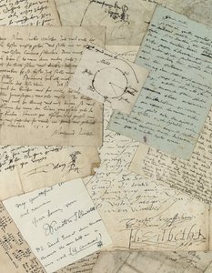 Seleção de cartas de autógrafos de Unbekannt