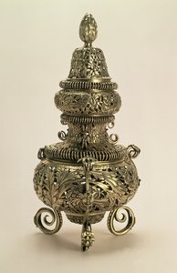 Censuradora de prata dourada, com trabalho de pique, pelo Mestre I.B., Londres de Unbekannt