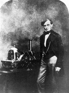 Sir Daniel Gooch, pioneiro e inventor dos caminhos-de-ferro ingleses. de Unbekannt