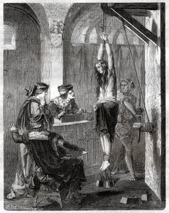 Sorciere au Moyen. Bruxa da Idade Média.