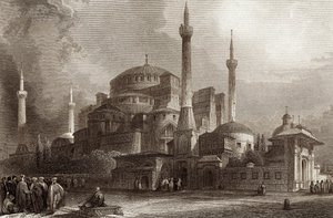 Santa Sofia / Hagia Sophia Constantinopla de Unbekannter Künstler