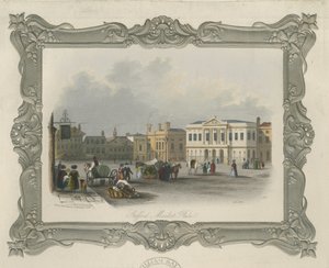 Stafford - Market Place: gravura em aço de Unbekannt
