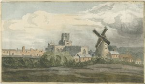 Stafford - North West View: pintura em aquarela, n º [ Século XIX] de Unbekannt