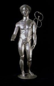 Estatueta de Mercúrio, séc. II-3º a.C. (prata) de Unbekannt