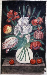 Natureza morta, c.1920 (aguarela) de Unbekannter Künstler