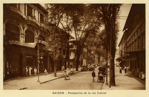 Vista de rua de Saigão de Unbekannter Künstler