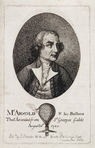 Stuart Amos Arnold, aeronaut inglês, c 1785 de Unbekannt