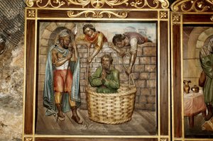 Síria - Damasco. Capela das Ananias (Hanani). Detalhe de Benjamin Baud