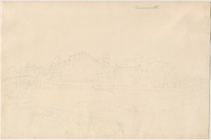 Castelo de Tamworth: desenho a lápis, séc. XIX] de Unbekannt