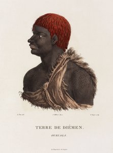 Aborígene da Tasmânia, Austrália de Unbekannter Künstler