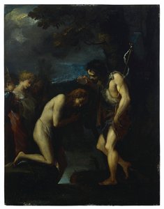 O Batismo de Cristo de Unbekannter Künstler