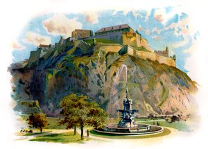A Rocha do Castelo, Edimburgo de Unbekannter Künstler