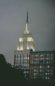 O Empire State Building by Night (foto) de Unbekannt