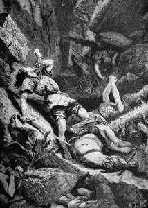 A Grande Batalha de Roncevalles de Unbekannter Künstler