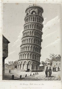 A torre de sino inclinada, em Pisa