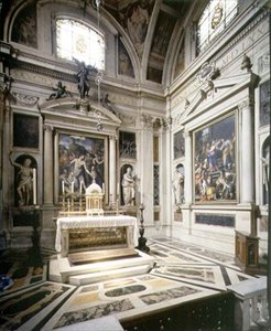A Capela Salviati (Capella Salviati) vista do altar (foto) de Benjamin Baud