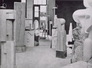 A Oficina do Escultor de Pedras, das Oficinas da Bauhaus, Weimar de Unbekannt