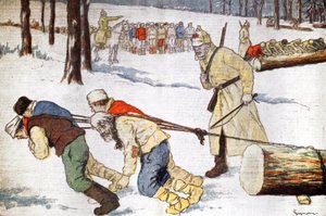 O gulag da URSS de Unbekannter Künstler