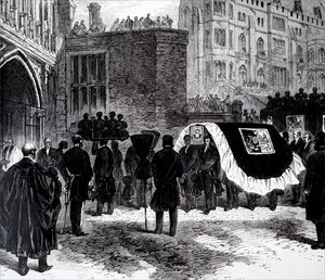 O funeral de Henry John Temple, 3º Visconde Palmerston. de Unbekannt