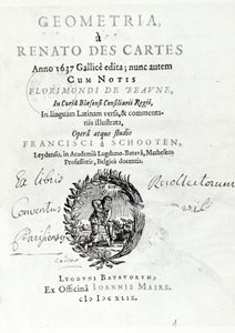 A geometria por René Descarte de Unbekannter Künstler
