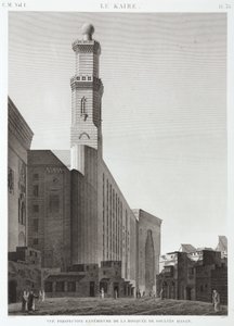 A mesquita do Sultão Hassan, Cairo, Egito, c 1798 de Unbekannt