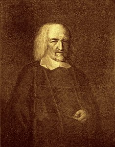 Thomas Hobbes (gravura) de Unbekannter Künstler