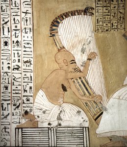 Túmulos de artesãos (detalhe), site de Deir El Medineh em Luxor, Egipto.