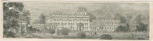 Trentham Hall: gravura em xilogravura, nd [ Meados do século XIX] de Unbekannt