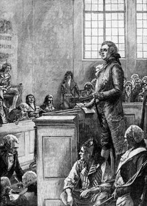 Julgamento de Luís XVI, Rei de França de Unbekannter Künstler
