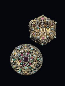 Duas rosetas mamárias, Sibiu, c.1675-1700 de Unbekannt